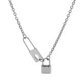 Silver Necklace Steel